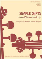 Simple Gifts Orchestra sheet music cover